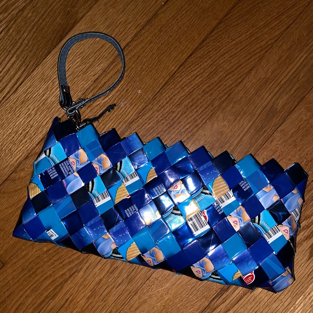 Candy wrapper clutch